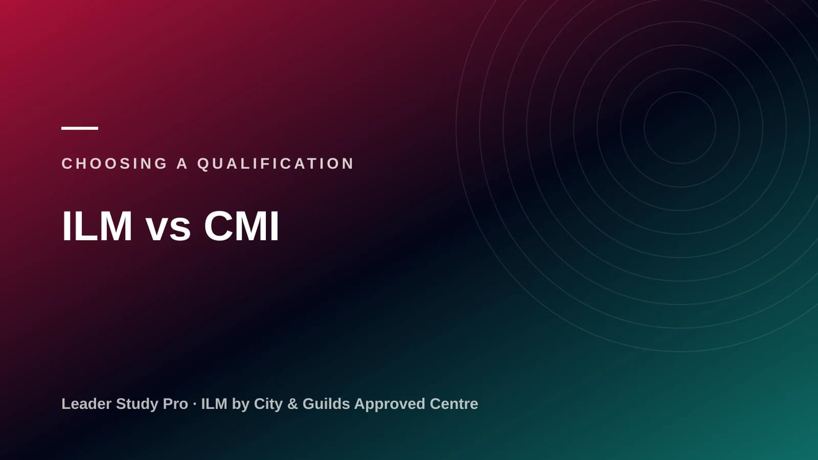 Two paths representing a choice between leadership qualifications