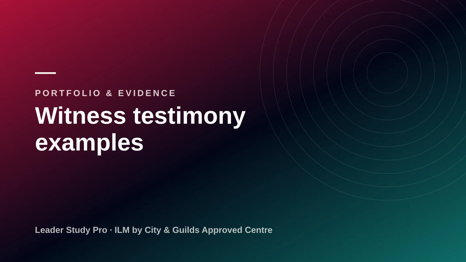 A line manager signing a witness testimony statement